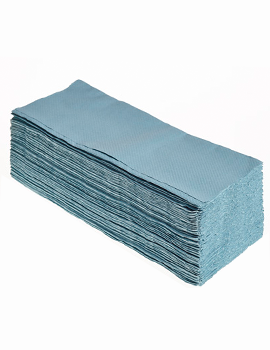 Interleaf Hand Towels 1 Ply Blue 20 x 250